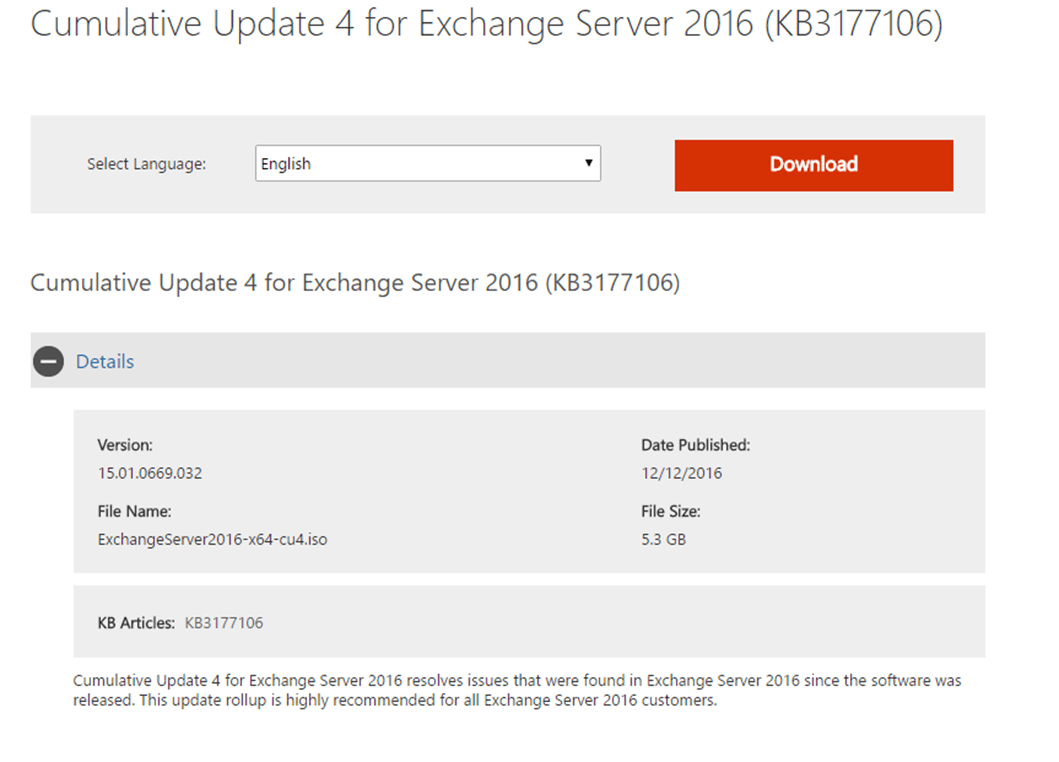 microsoft exchange server 2016 download
